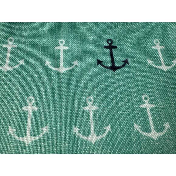 Nautical Anchors Oblong Tablecloth Indoor Outdoor Water & Fade Resistant Max - Picture 8 of 11